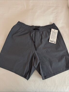 lululemon athletica Men's Charcoal Gray Athletic Shorts